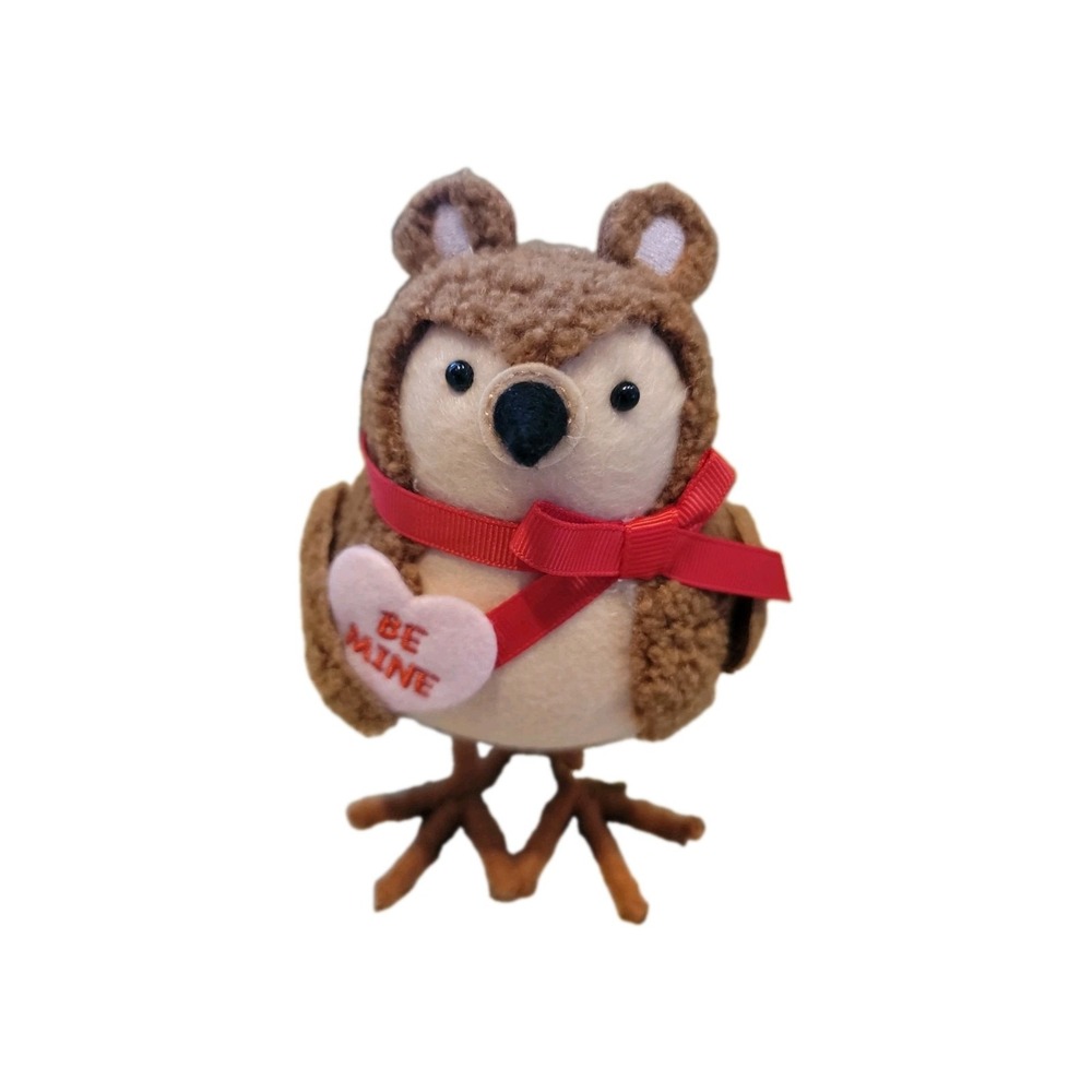 NEW! 2025 Target Spritz BUTTONS Valentine's Day TEDDY BEAR fabric Felt Bird